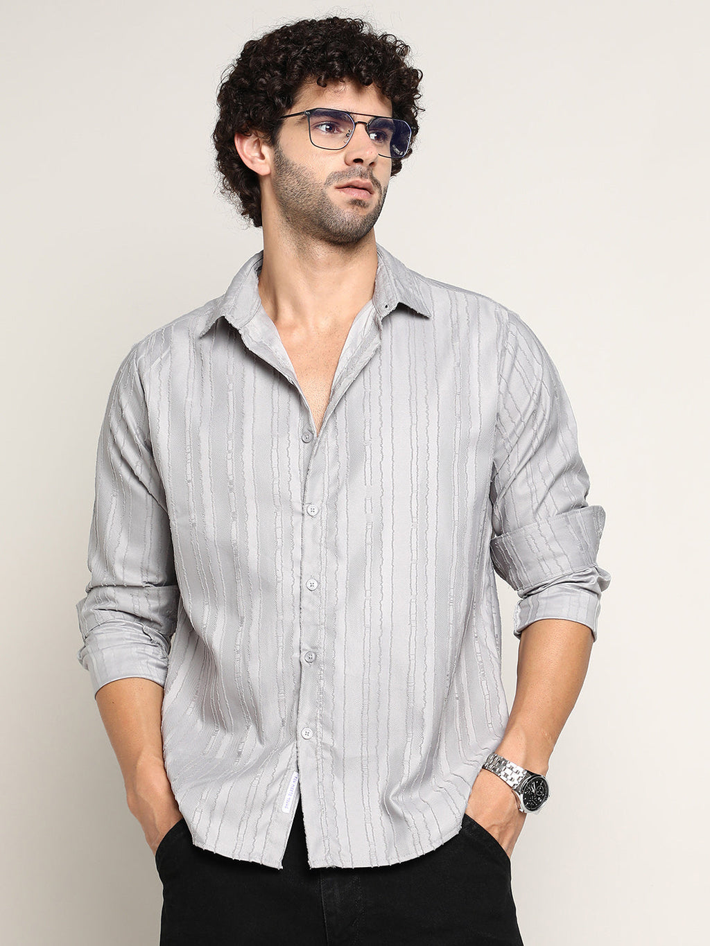 Ripple-Edge Shirt
