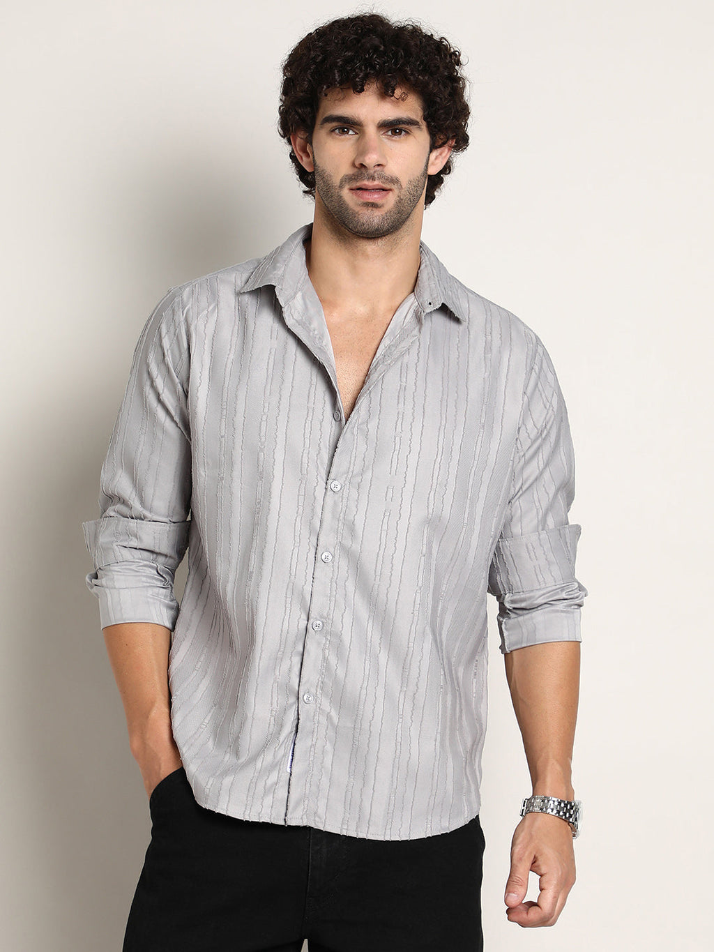 Ripple-Edge Shirt