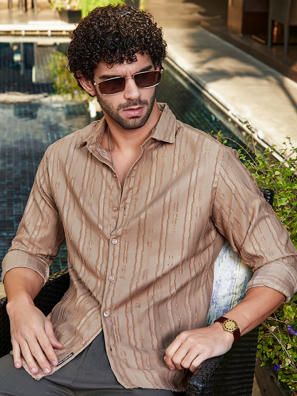 Ripple-Edge Shirt