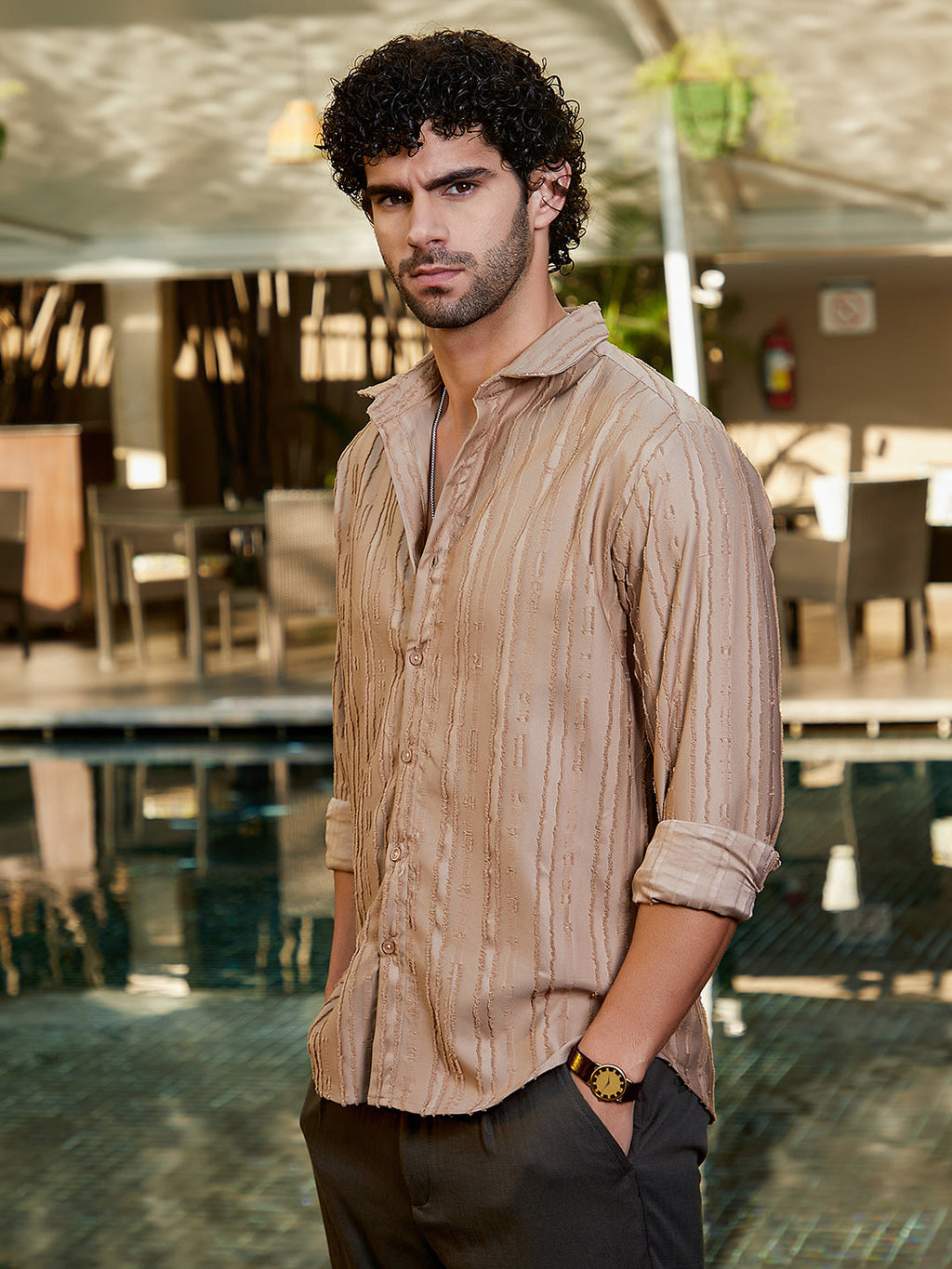 Ripple-Edge Shirt
