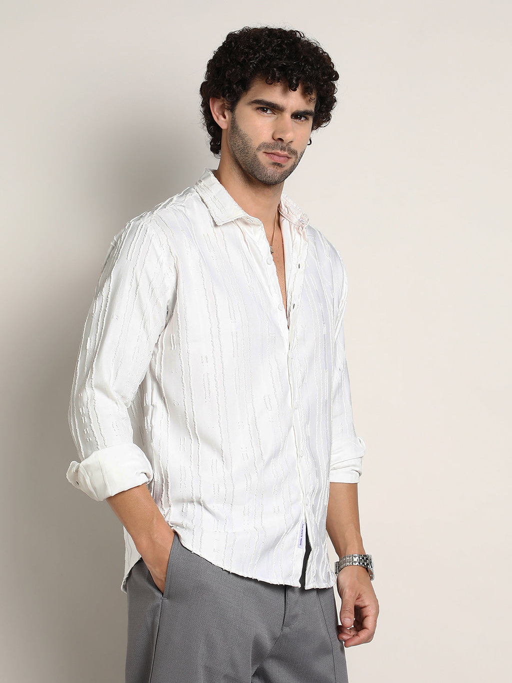 Ripple-Edge Shirt
