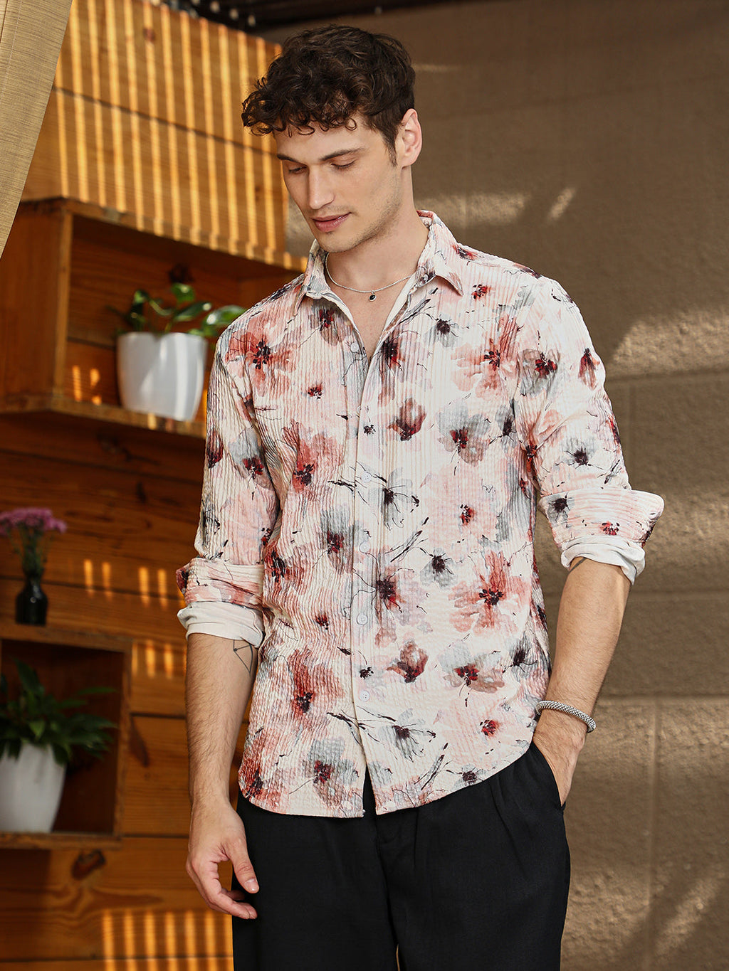 Stained-Flora Shirt
