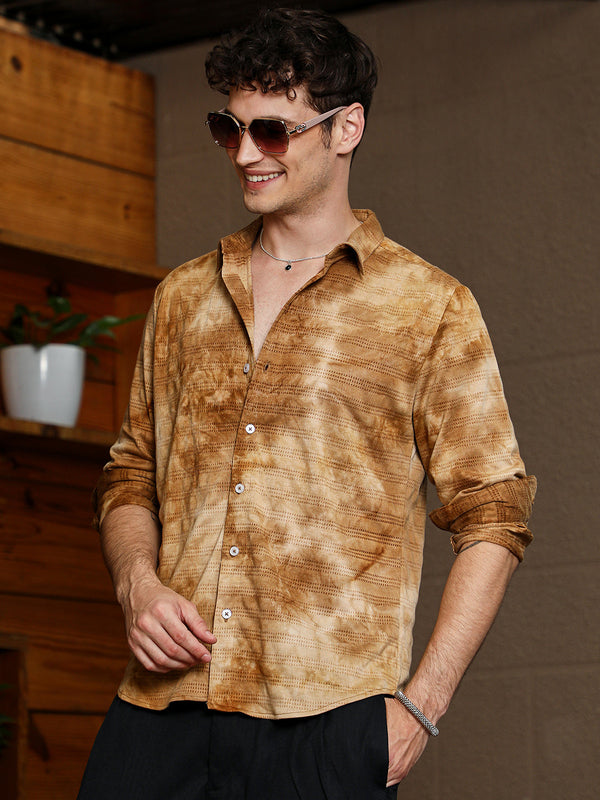 Dyed-Tactile Shirt