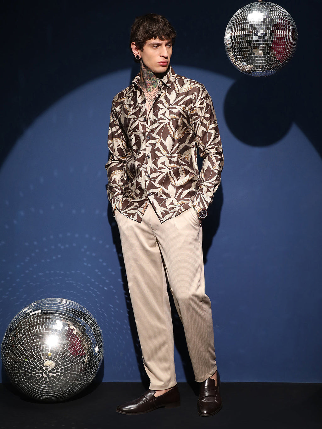 Flore Noir Shirt