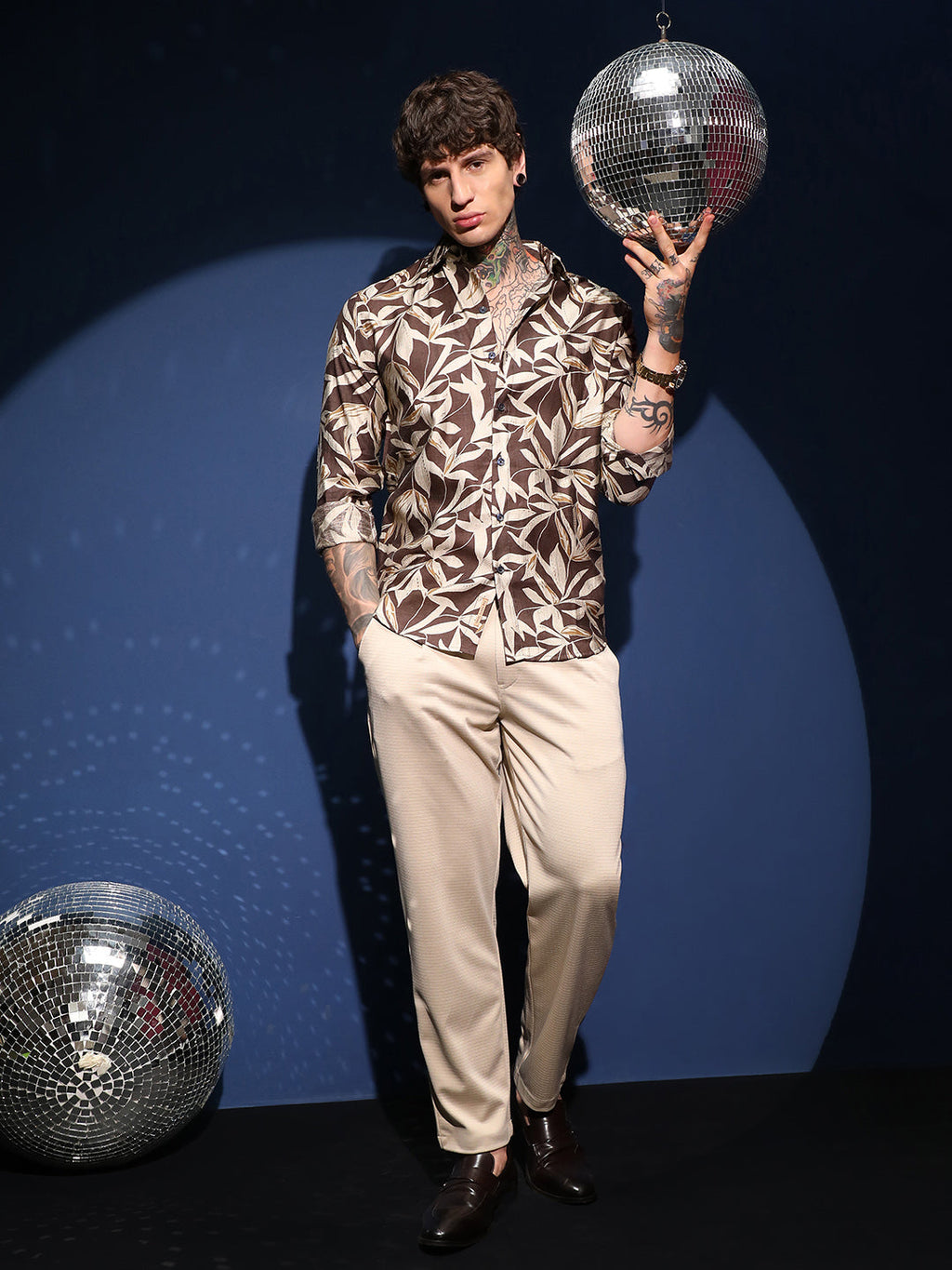 Flore Noir Shirt