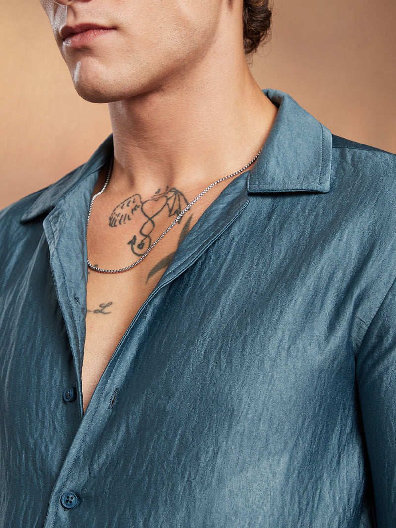 Satin Cuban Shirt