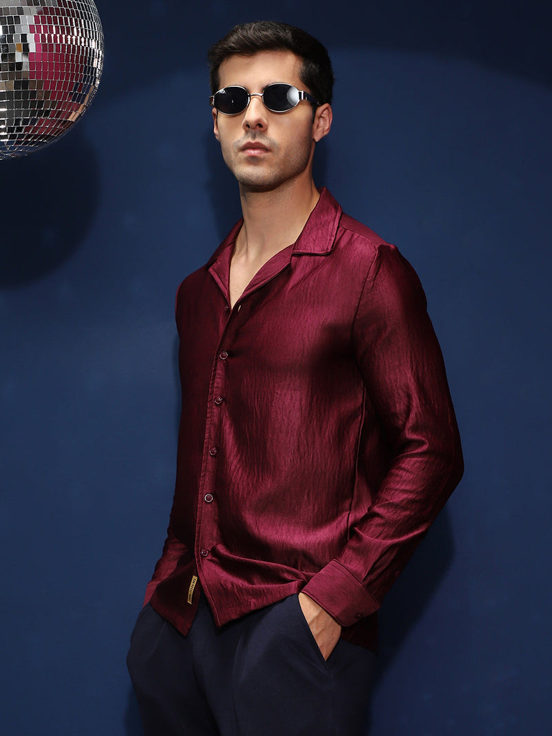 Satin Cuban Shirt