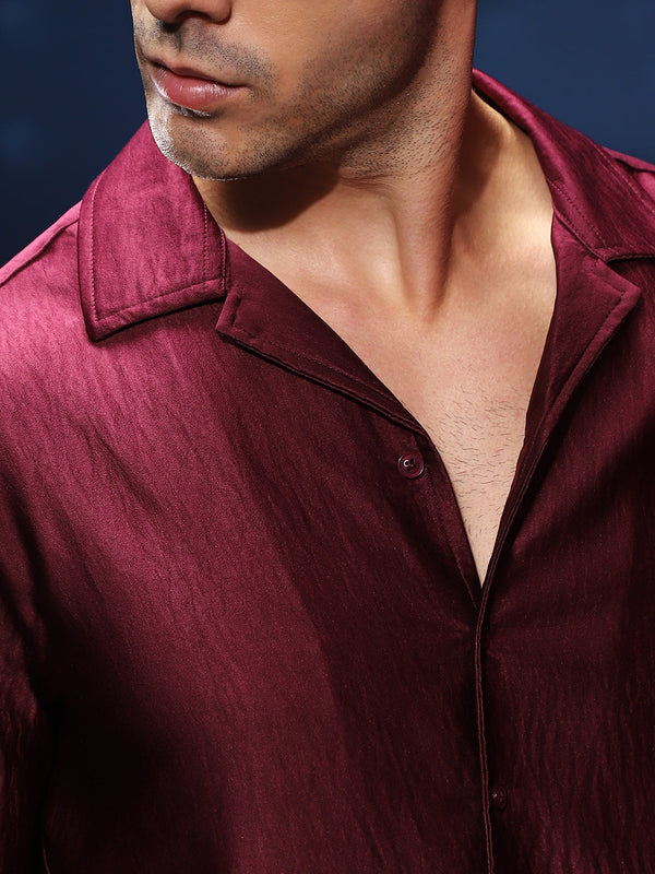 Satin Cuban Shirt