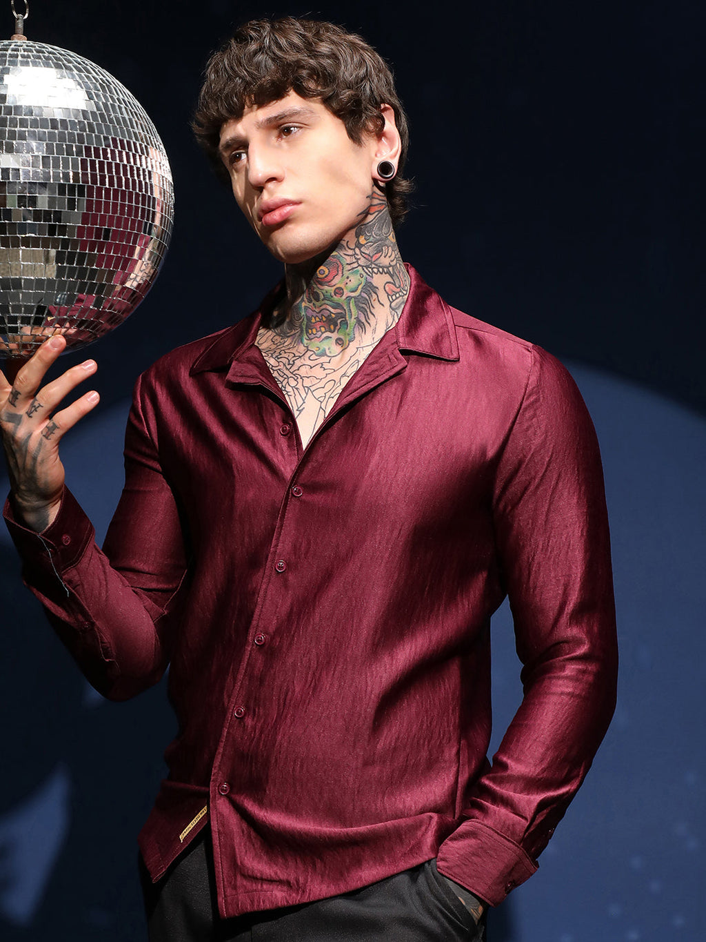 Satin Cuban Shirt