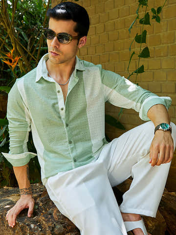 Panel-Tactile Shirt