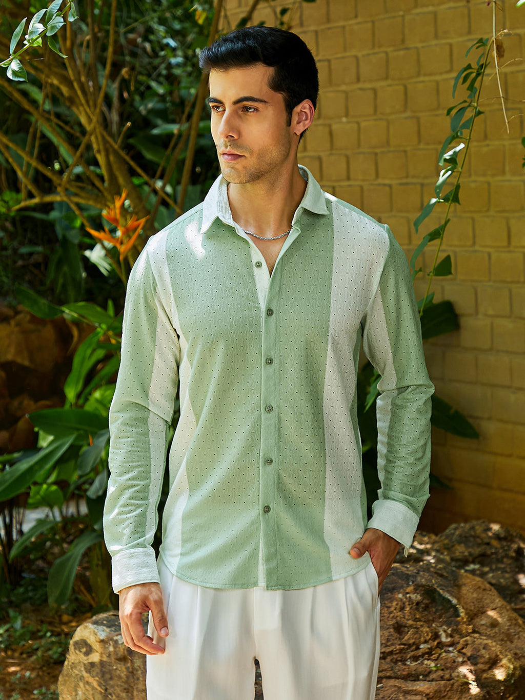 Panel-Tactile Shirt