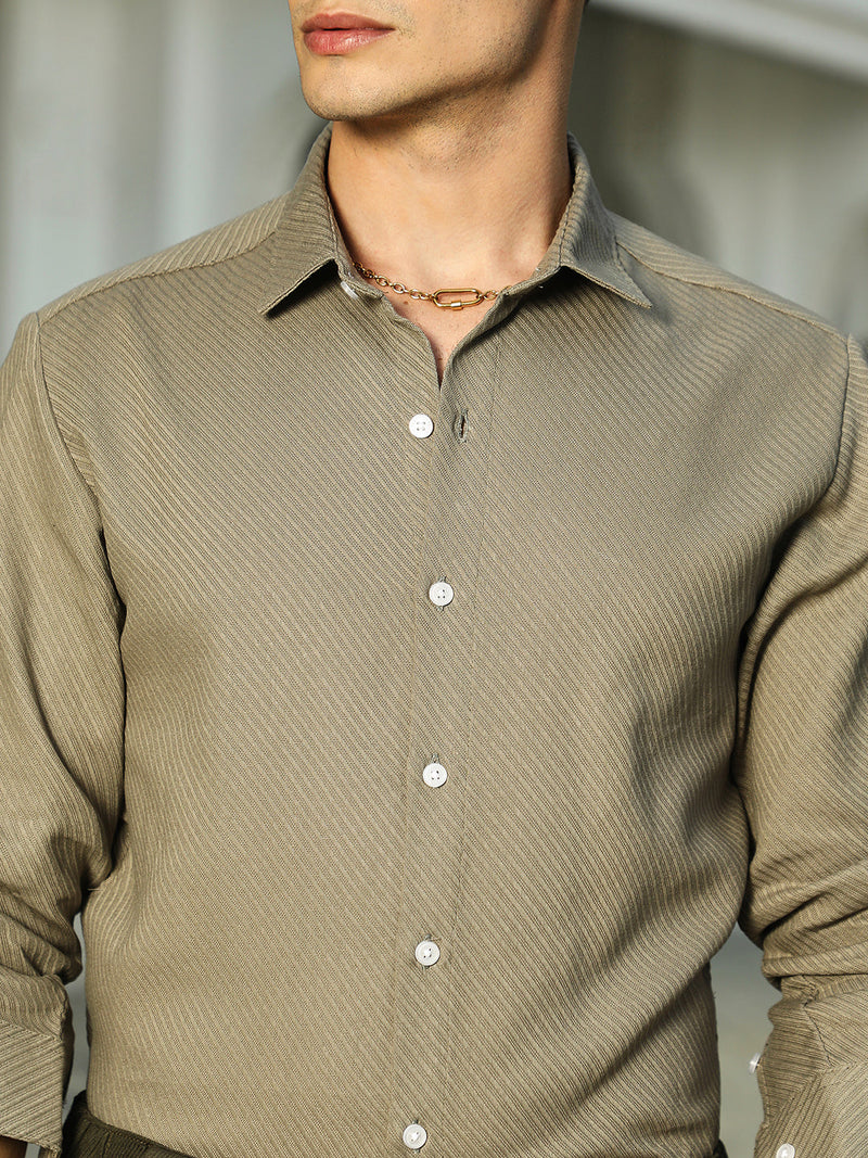 Slanted-Trough Shirt