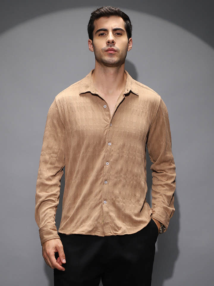 Braided-Knot Tactile Shirt