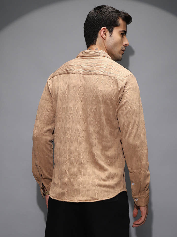 Braided-Knot Tactile Shirt