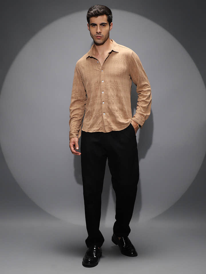 Braided-Knot Tactile Shirt
