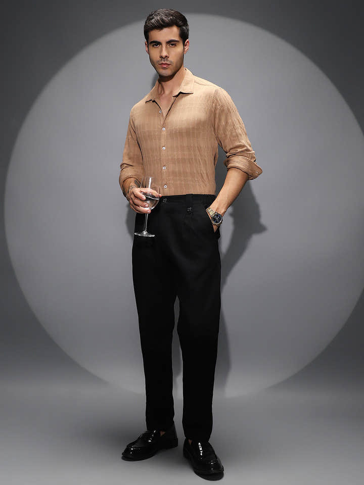 Braided-Knot Tactile Shirt
