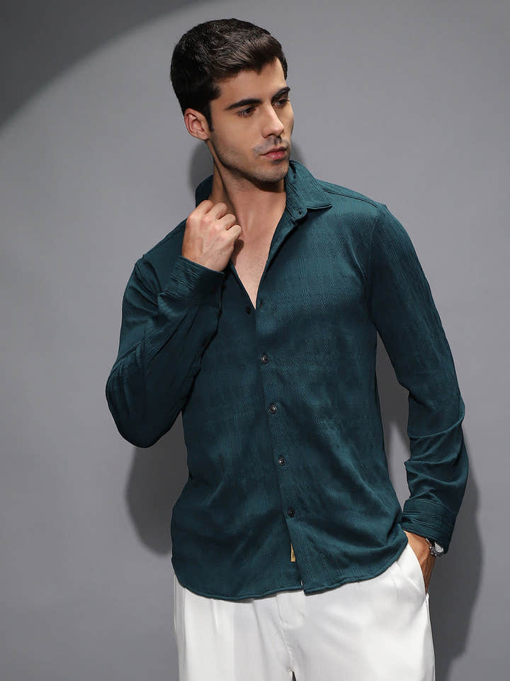 Braided-Knot Tactile Shirt