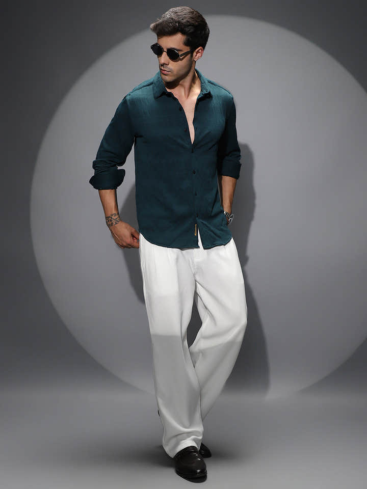 Braided-Knot Tactile Shirt