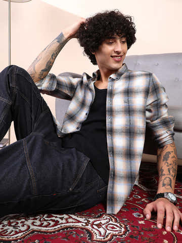 Gradient-Graph Regular Shirt