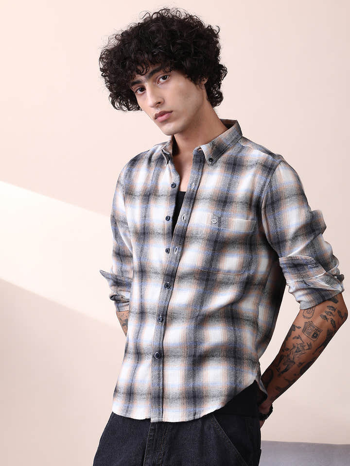 Gradient-Graph Regular Shirt