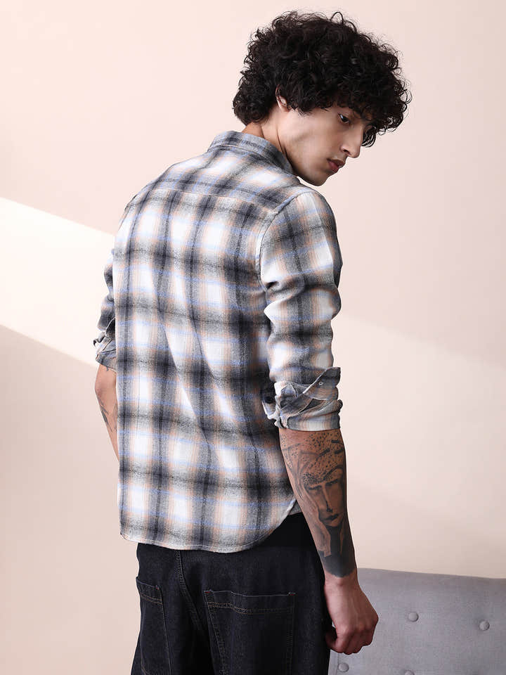 Gradient-Graph Regular Shirt
