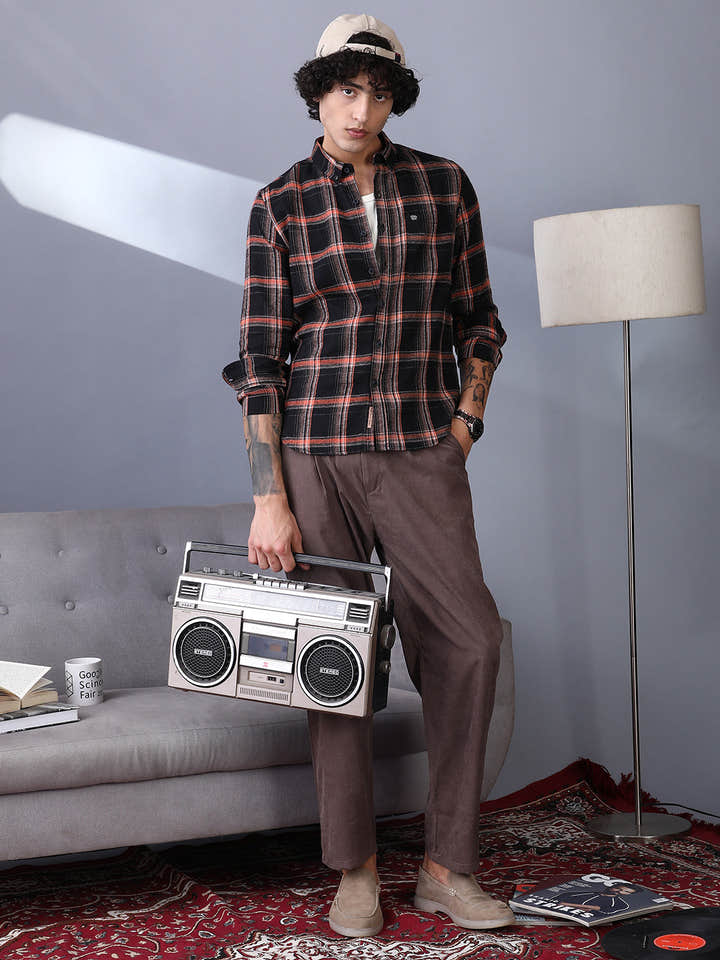 Shadow-Graph Regular Shirt