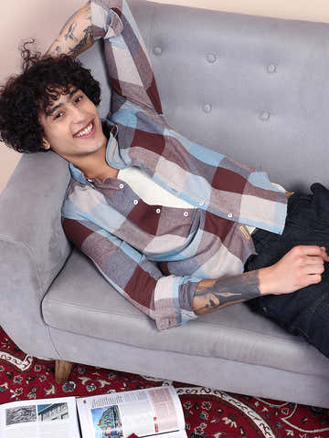 Buffalo-Block Regular Shirt