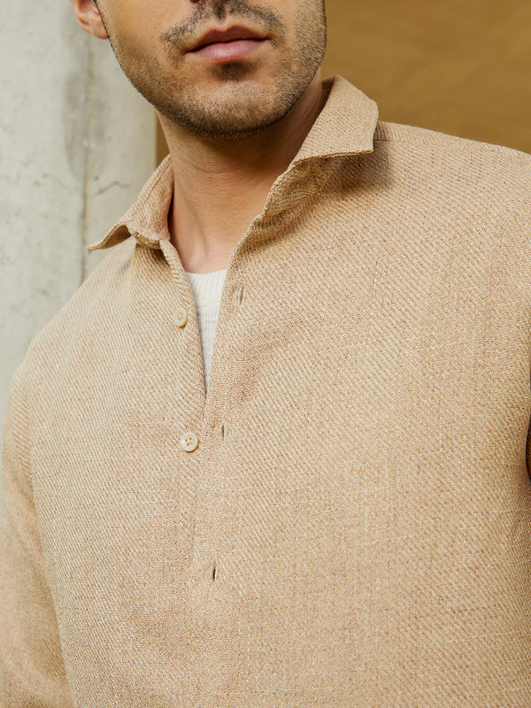 Solid Woven Shirt