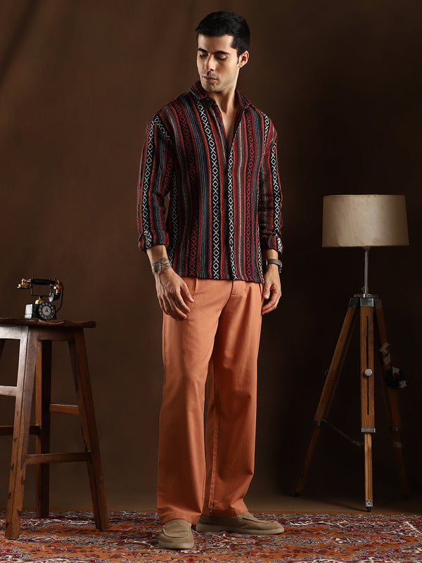 Folk-Weave Shirt