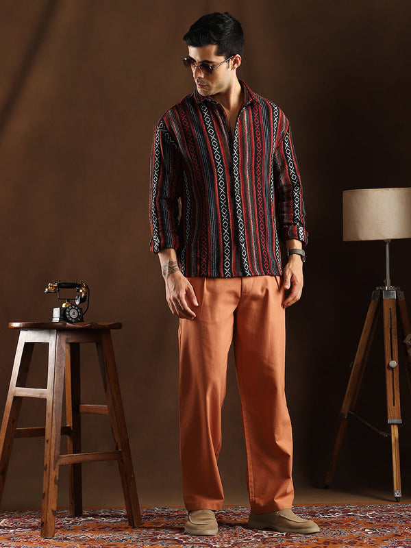 Folk-Weave Shirt