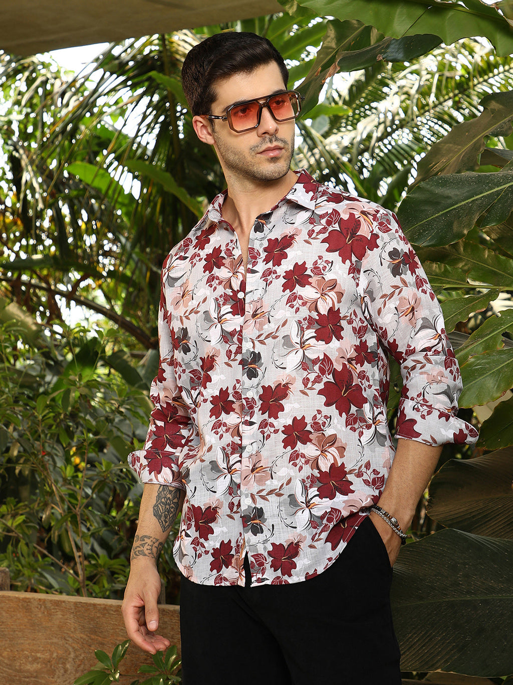 Hibicus Imprint Shirt