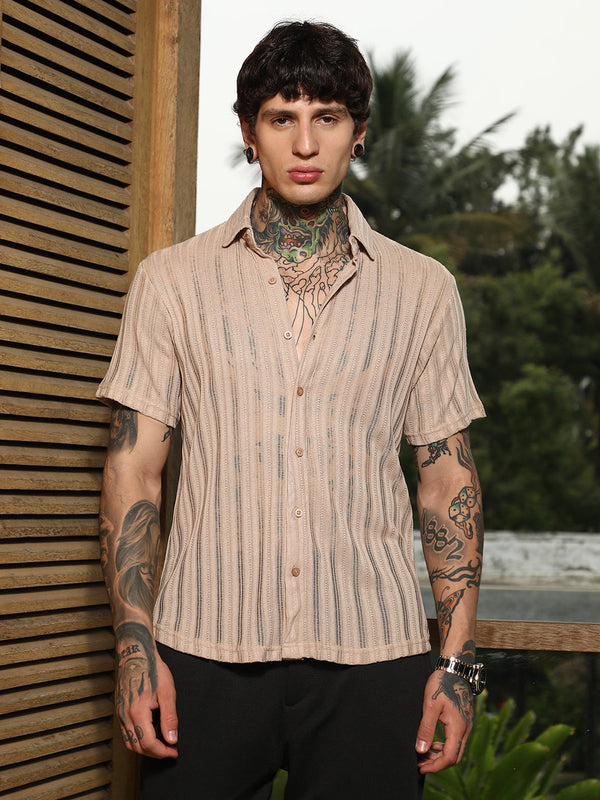 Ridge Knit Shirt