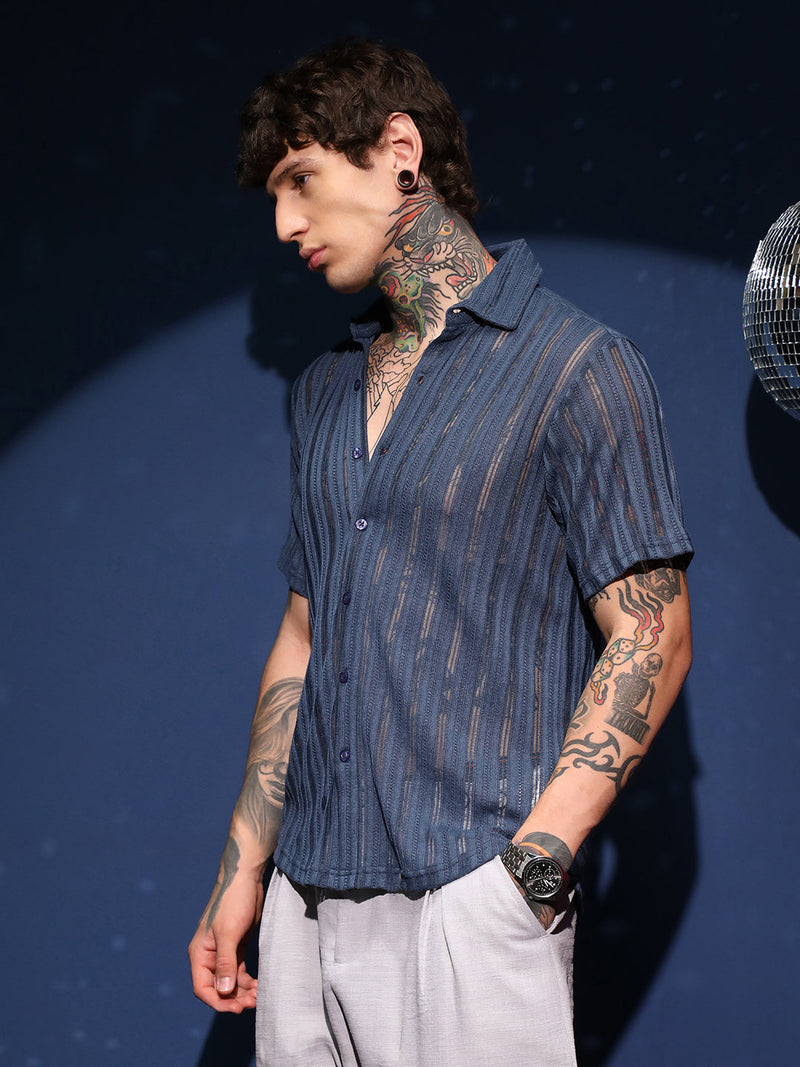 Ridge Knit Shirt