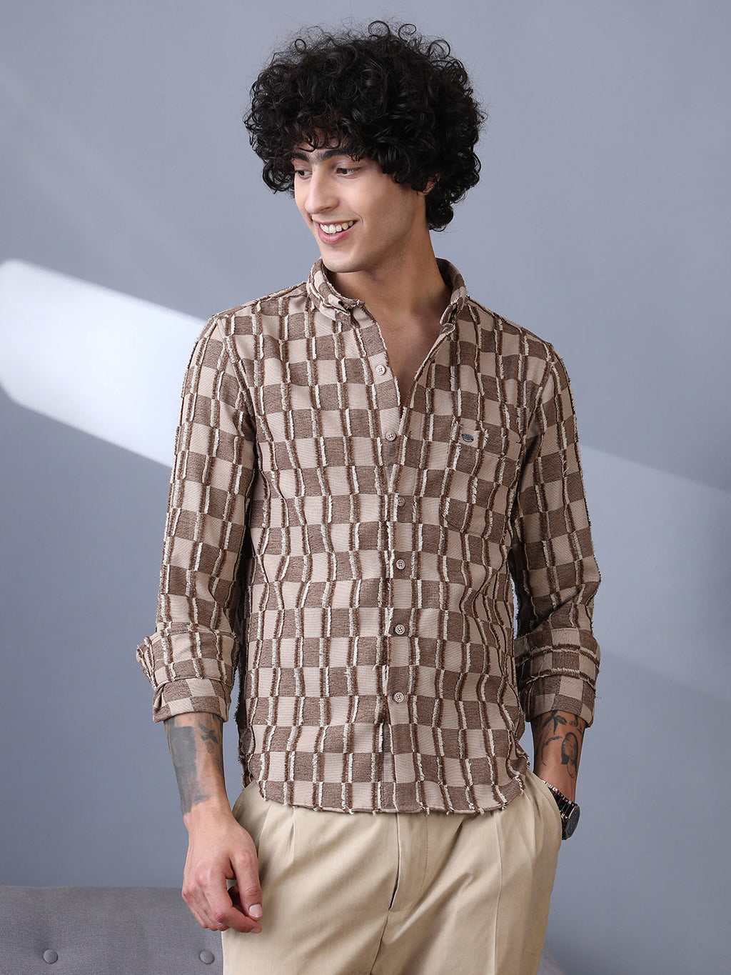 Block-Edge Shirt