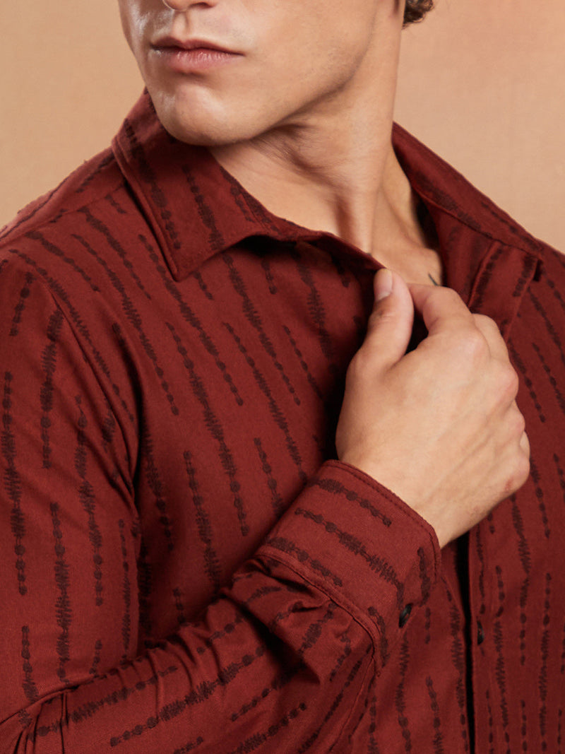 Tassel-Weave Shirt