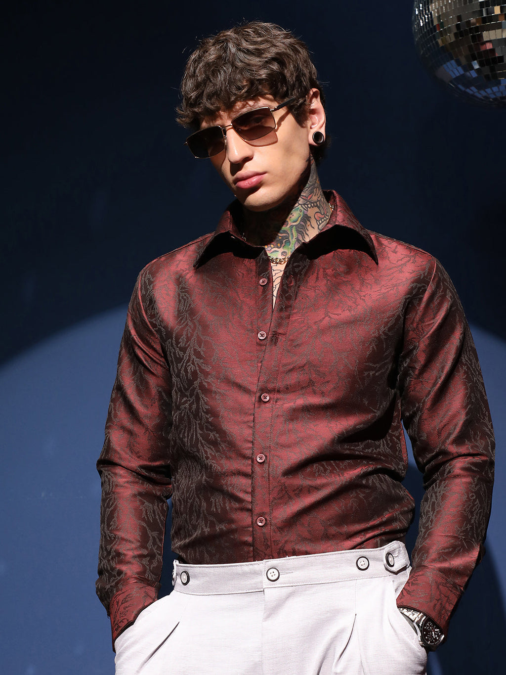 Foliage-Woven Shirt