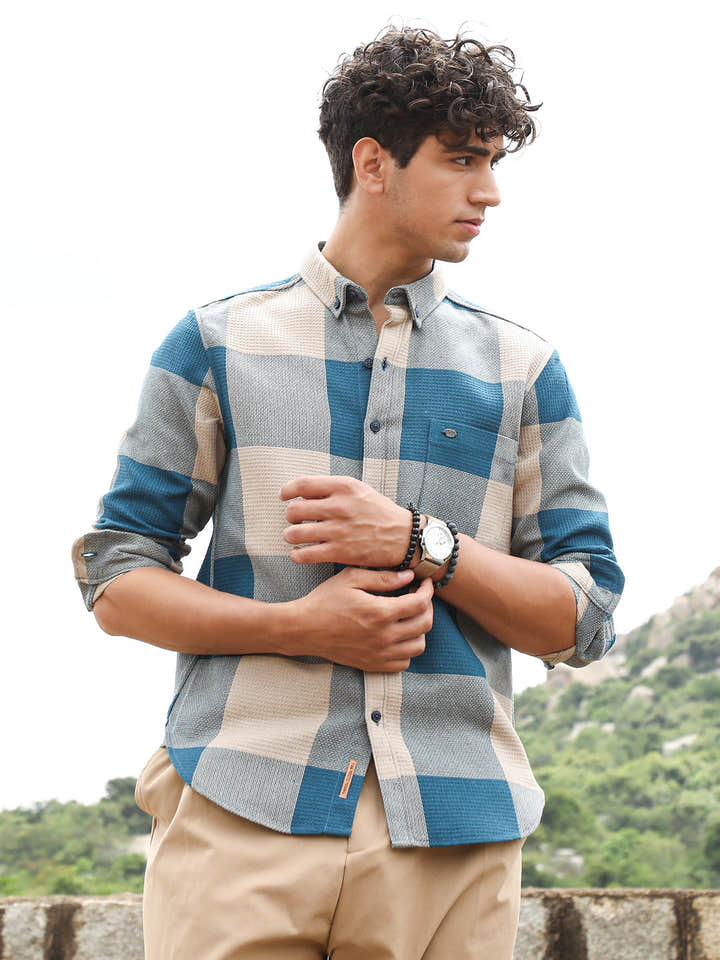 Buffalo-Woven Regular Shirt