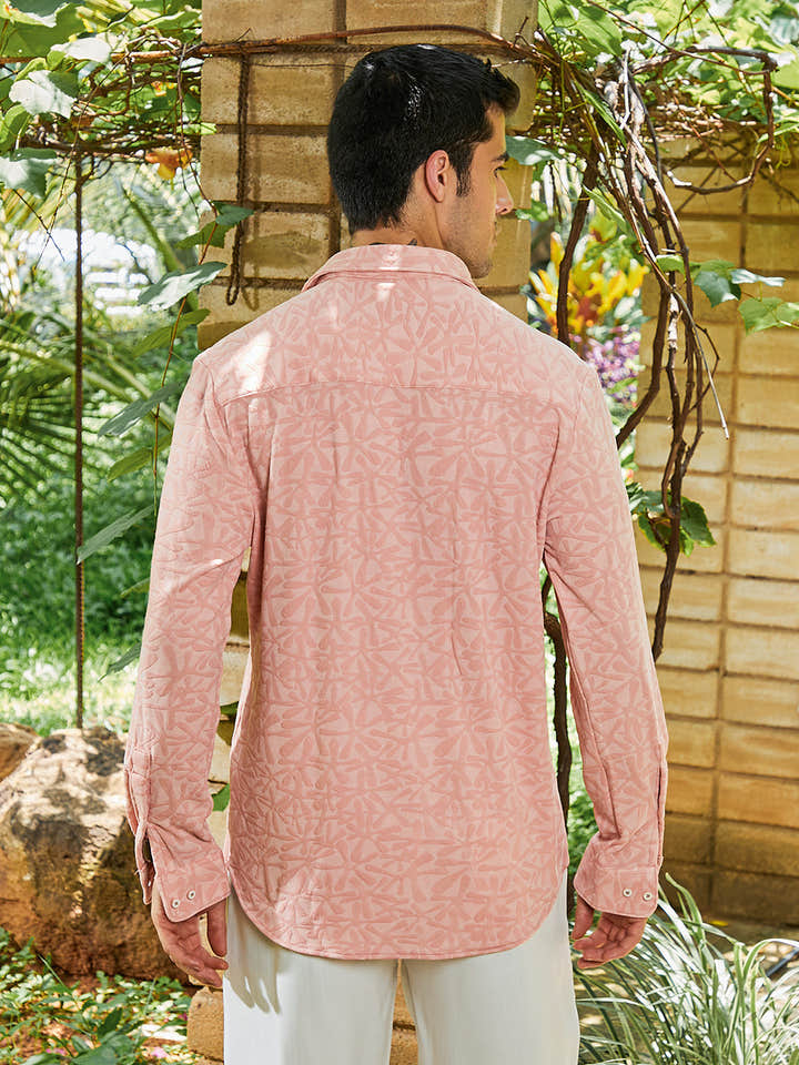 Bloom-Textured Shirt