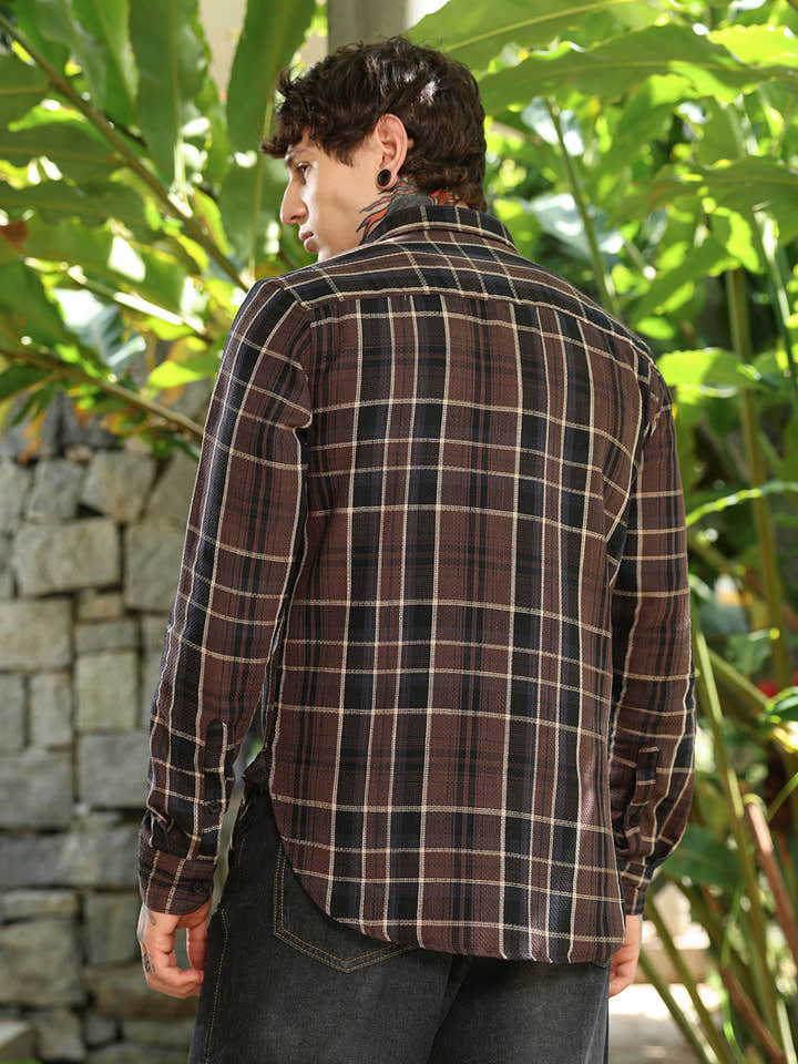 Tartan-Plaid Regular Shirt