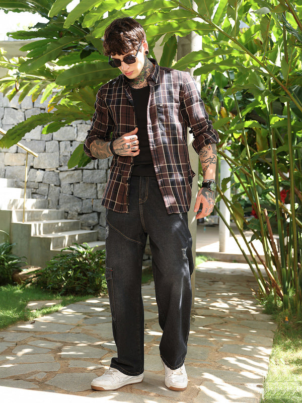 Tartan-Plaid Regular Shirt