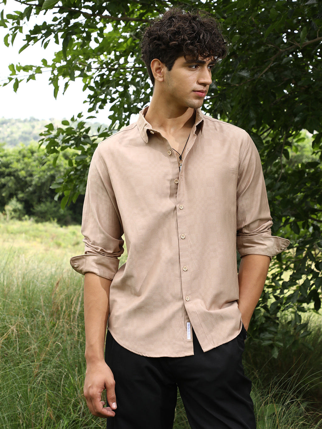 Duo-Cubic Imprint Shirt
