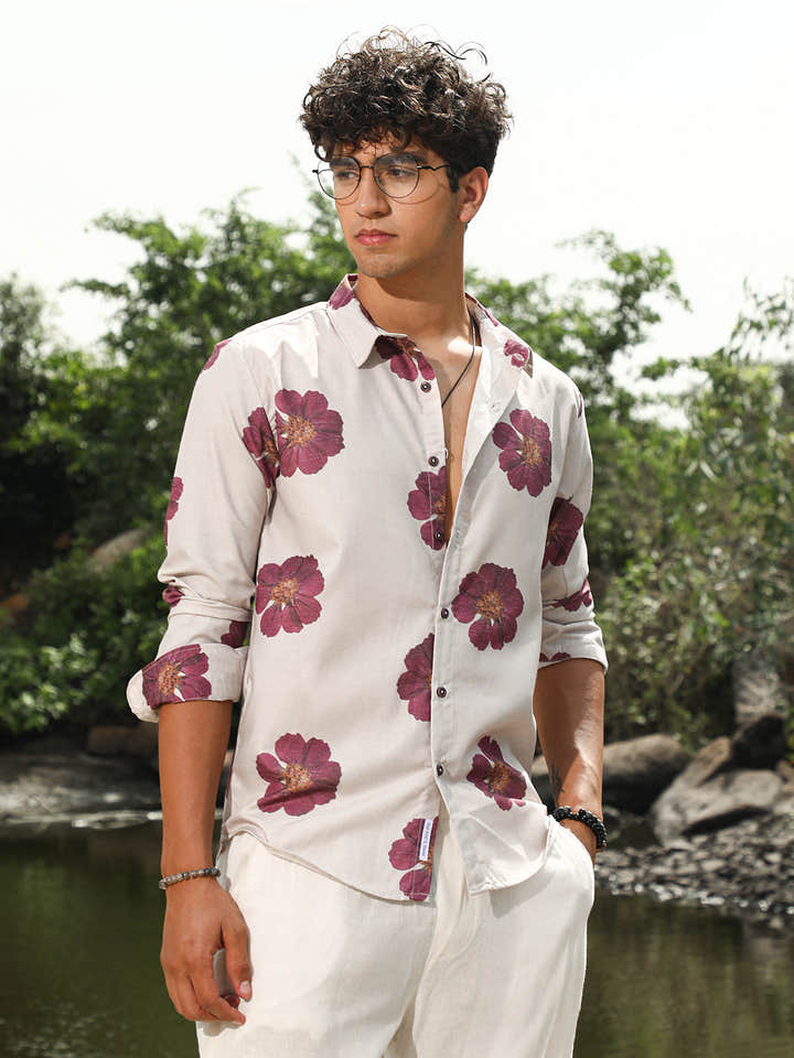 Blooming Flora Imprint Shirt