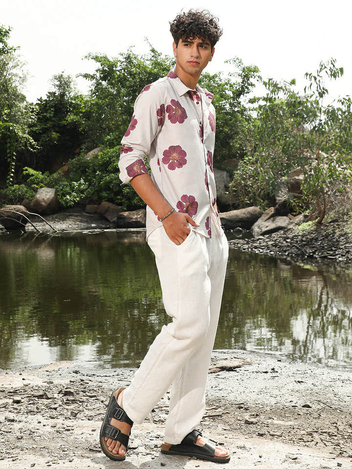 Blooming Flora Imprint Shirt