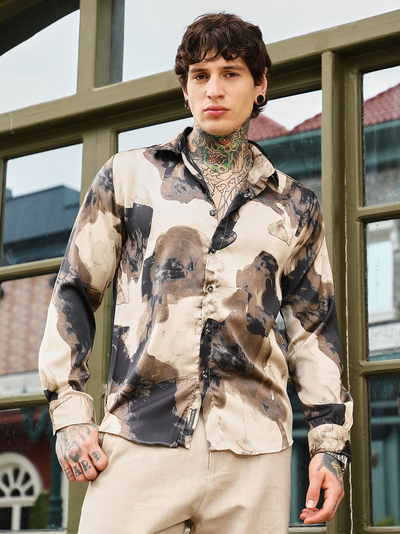 Abstract-Smear Imprint Shirt