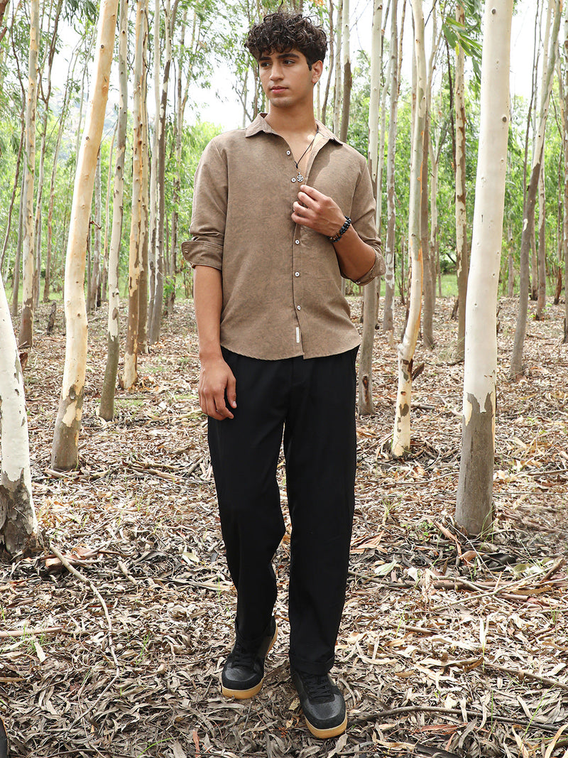 Grazed-Fade Imprint Shirt