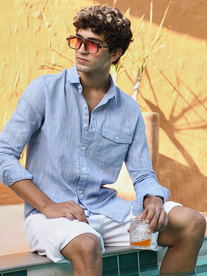 Thread-Jacquard Shirt