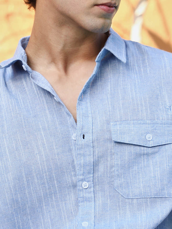 Thread-Jacquard Shirt