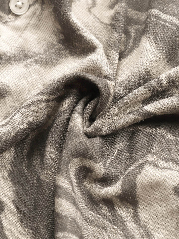 Fluid-Marble Textured Shirt