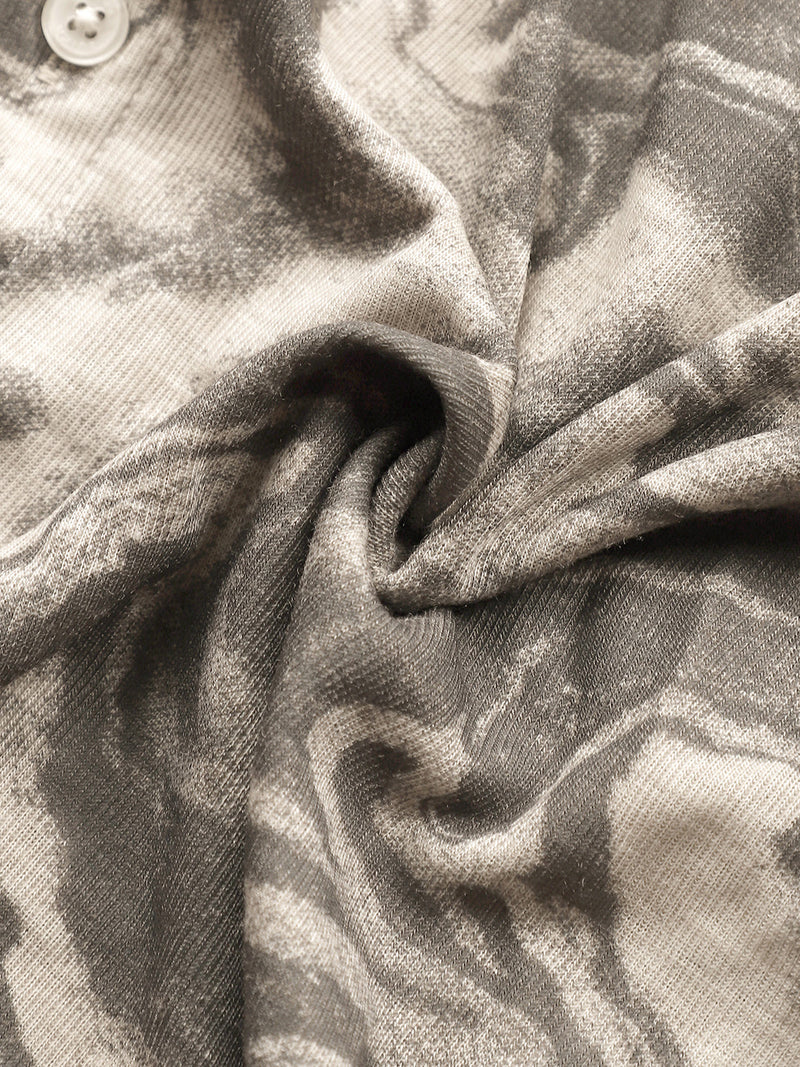 Fluid-Marble Textured Shirt