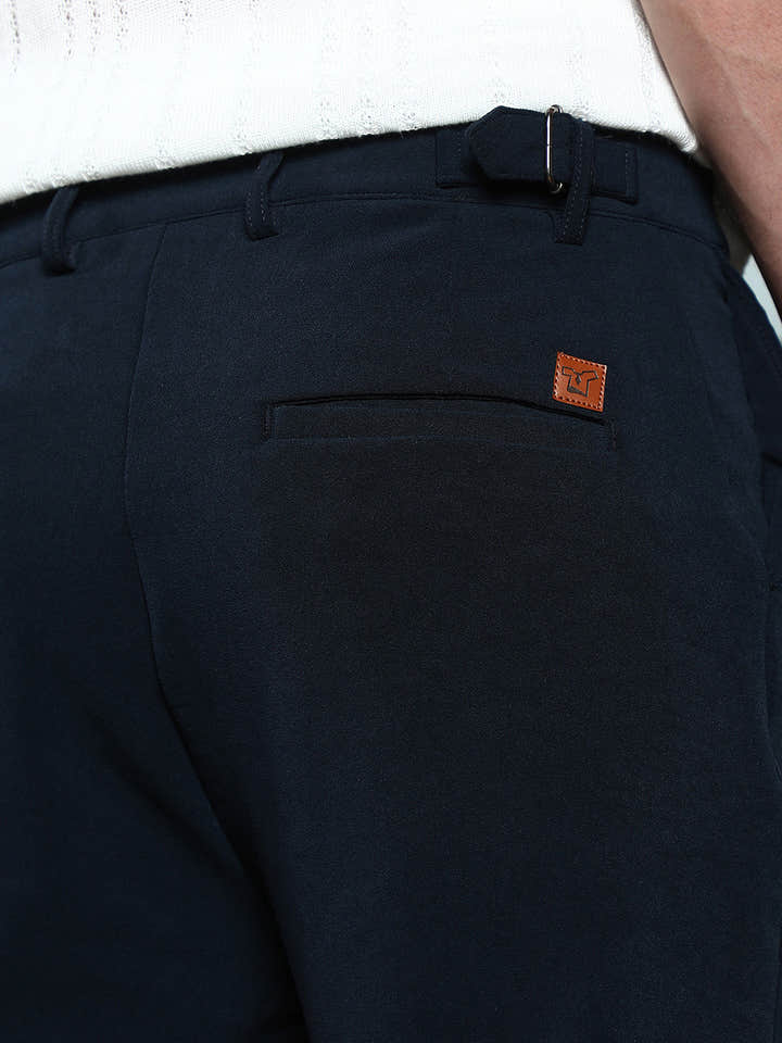 Pleated Cuffed Trousers
